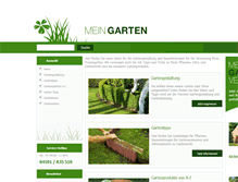 Tablet Screenshot of meinegartenwelt.com